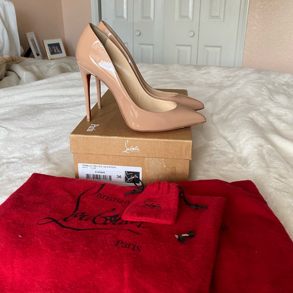 Christian Louboutin Pigalle Follies 100 Nude